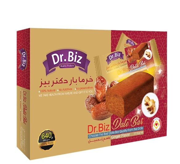 خرما بار زنجبیلی دکتر بیز