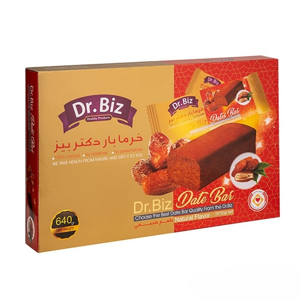 خرما بار طبیعی دکتر بیز